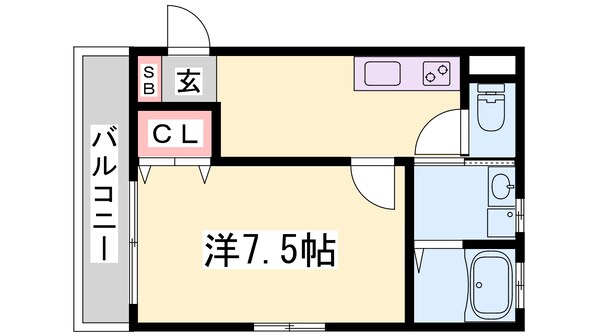 ラ・ルーチェ須磨本町の物件間取画像